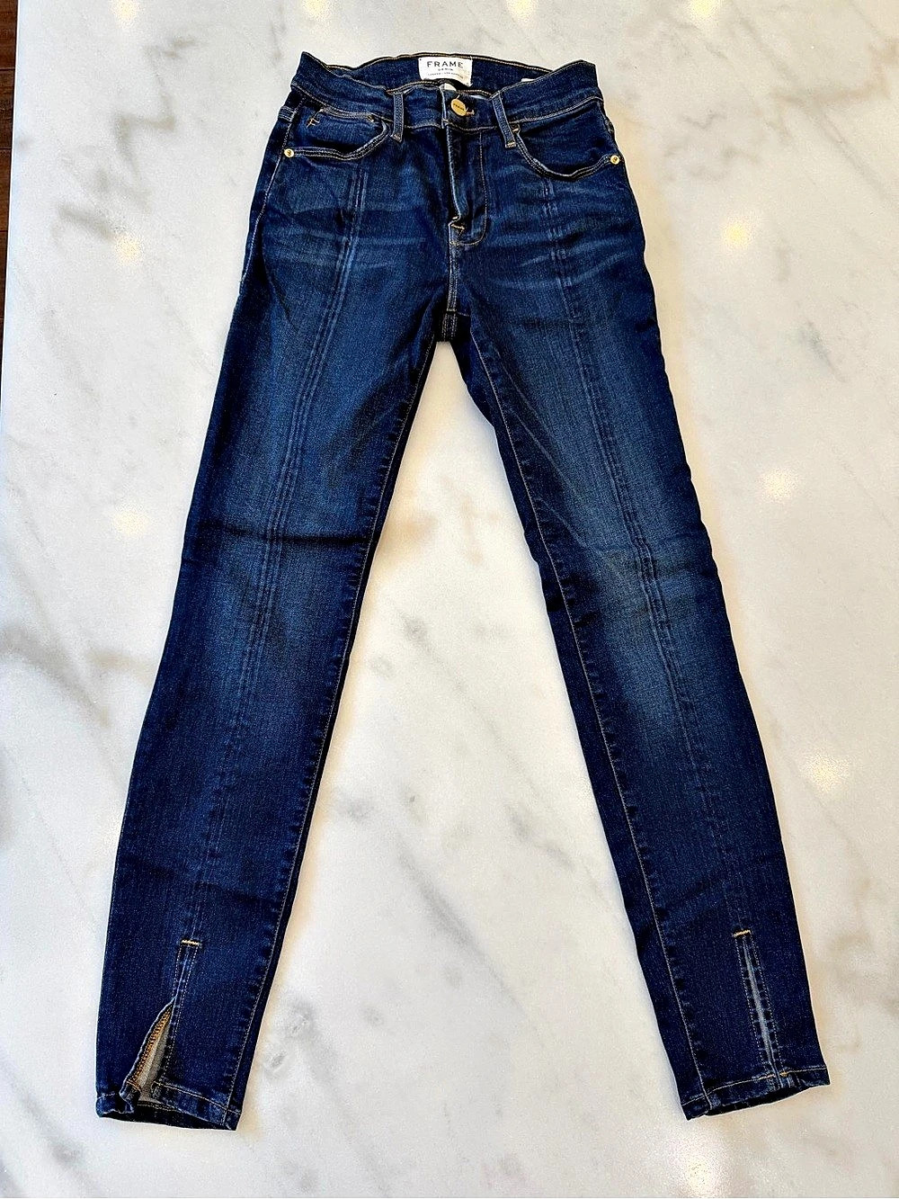 FRAME Le High Skinny Jeans Size 25